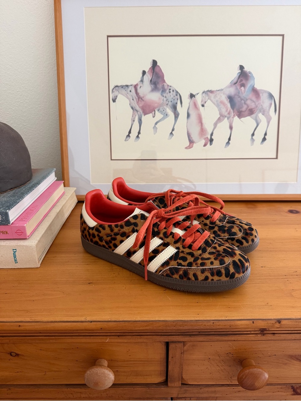 Adidas Samba OG Leopard Print Sneakers